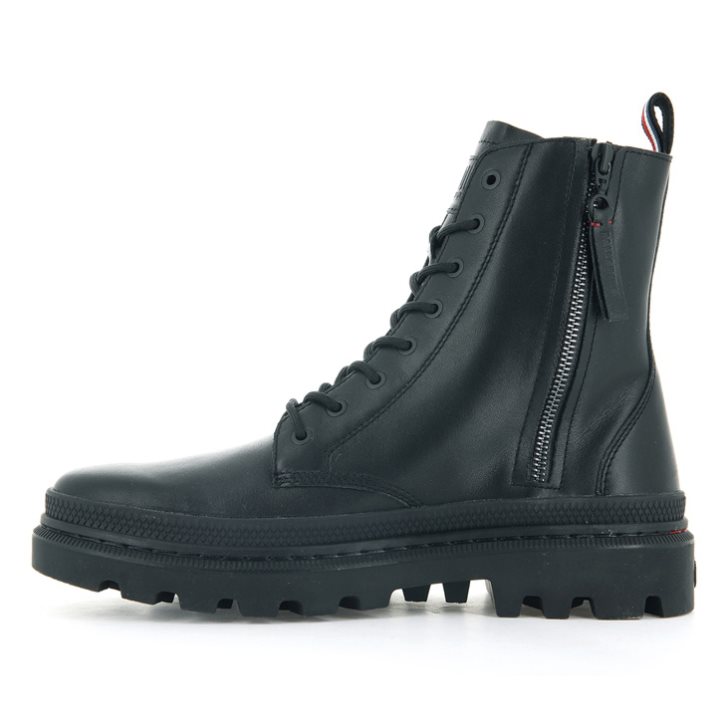 Bottes Palladium Pallatrooper Off-2 Femme Noir | FR NOJ324E